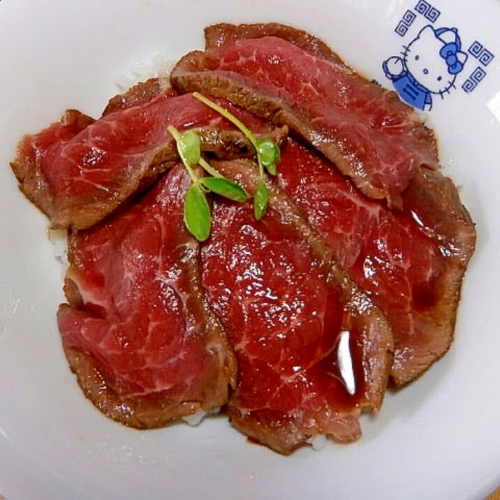 ローストビーフ丼 レシピ 作り方 By なな1151 楽天レシピ